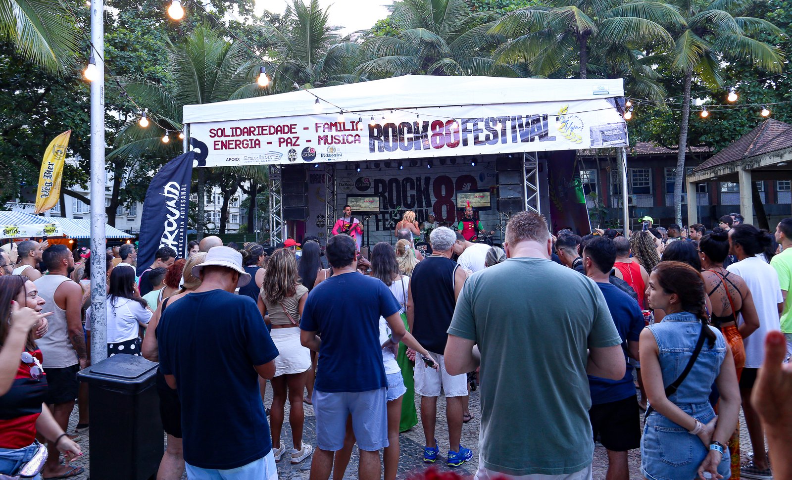 Rock 80 Festival gratuito na Tijuca