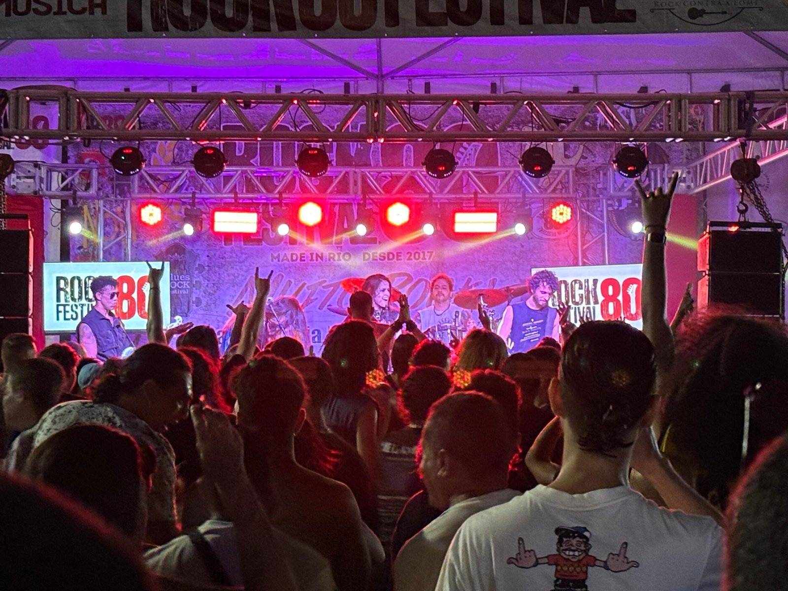 Rock 80 Festival gratuito na Tijuca