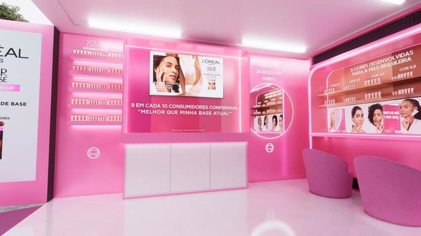 Truck da L’Oréal leva ação especial a duas capitais