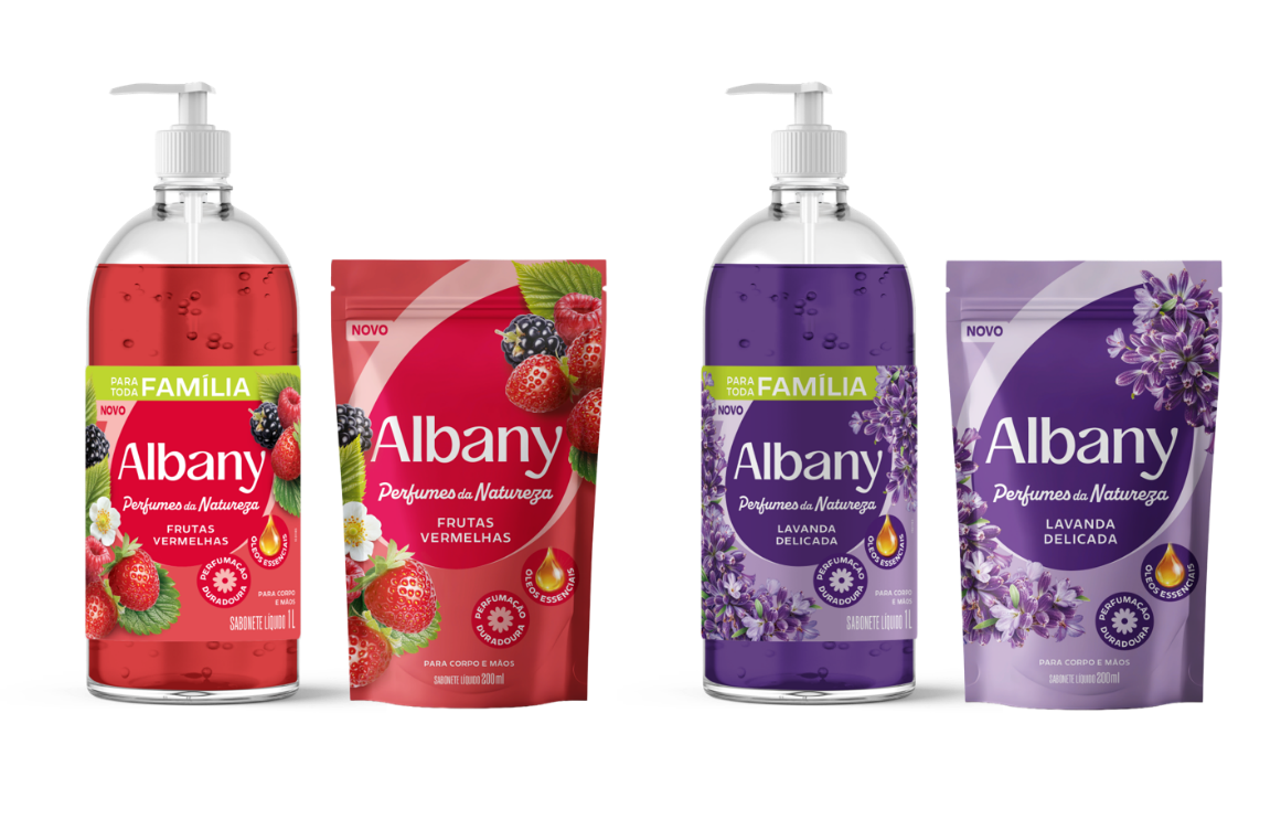 Albany inova com líquidos Perfumes da Natureza