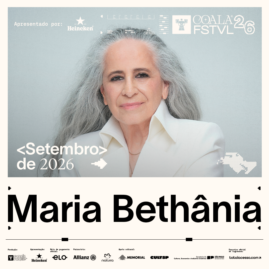 Bethânia brilha no Coala Festival 2026 com clássicos
