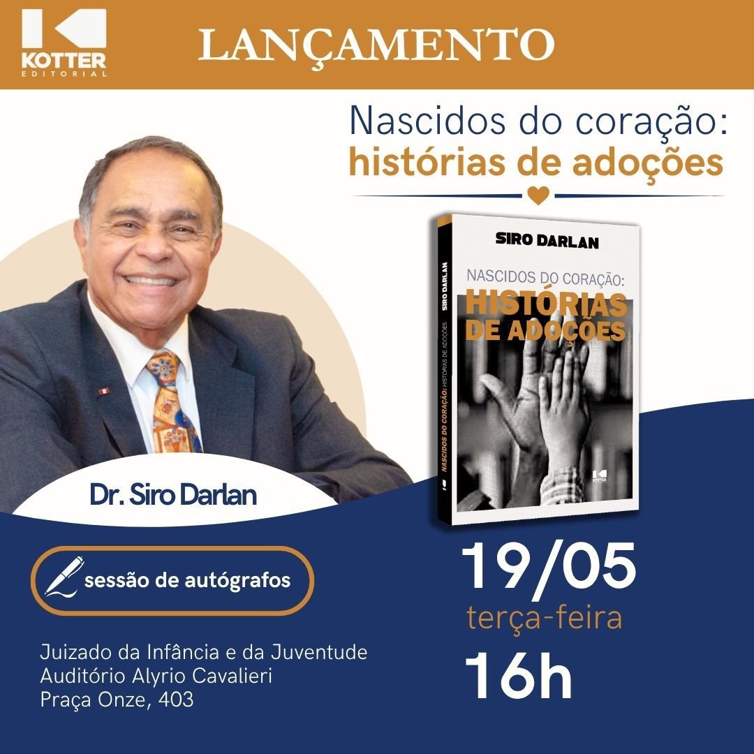 Siro Darlan lança livro sobre adoção no Rio