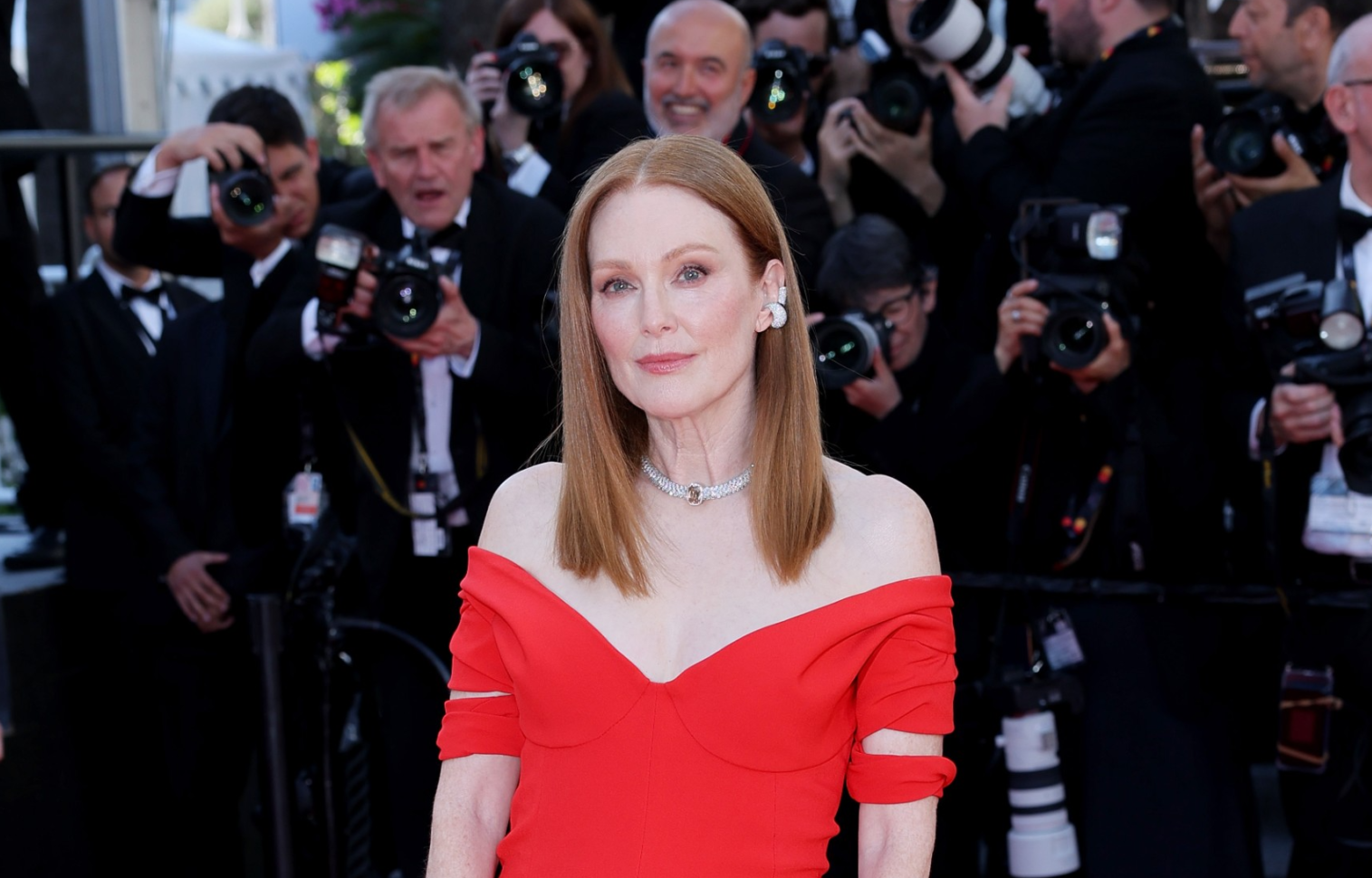 Julianne Moore usa Bottega Veneta em Cannes