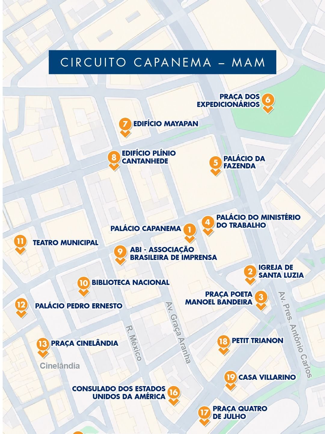 Passeio cultural percorre 20 marcos no Centro do Rio