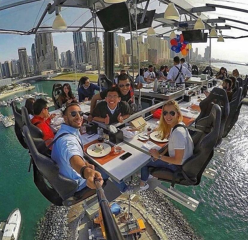 Dinner in the Sky vai transmitir Copa e abre às quintas