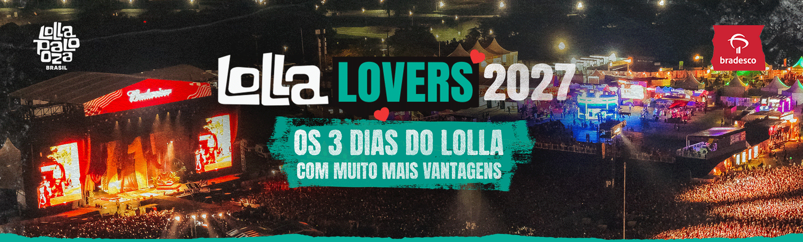 Últimos ingressos do LollaLovers disponíveis