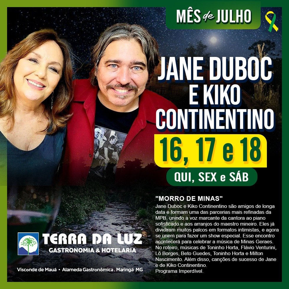 Jane Duboc e Kiko Continentino fazem homenagem a Milton