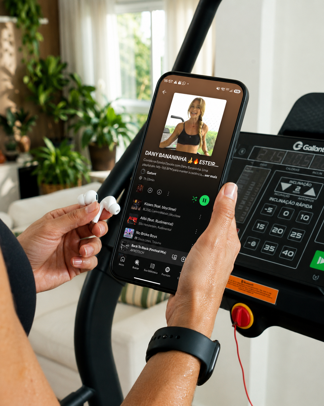 Playlist fitness com Dany Bananinha chega ao Spotify