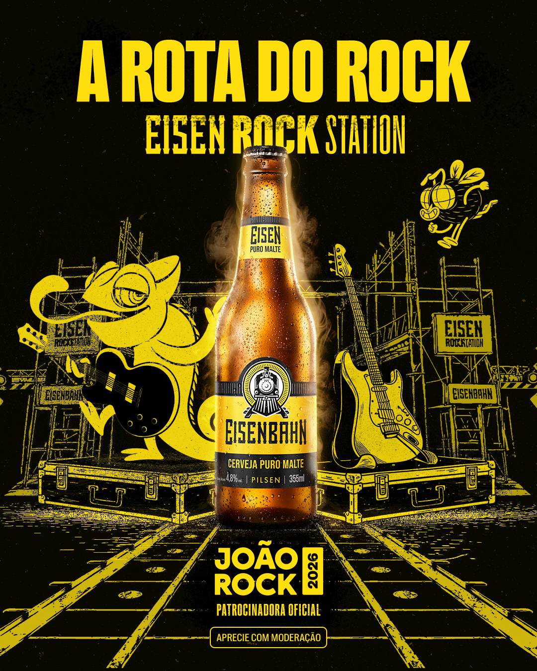 Rota do Rock da Eisenbahn leva clima de João Rock a bares de Ribeirão Preto
e São Paulo