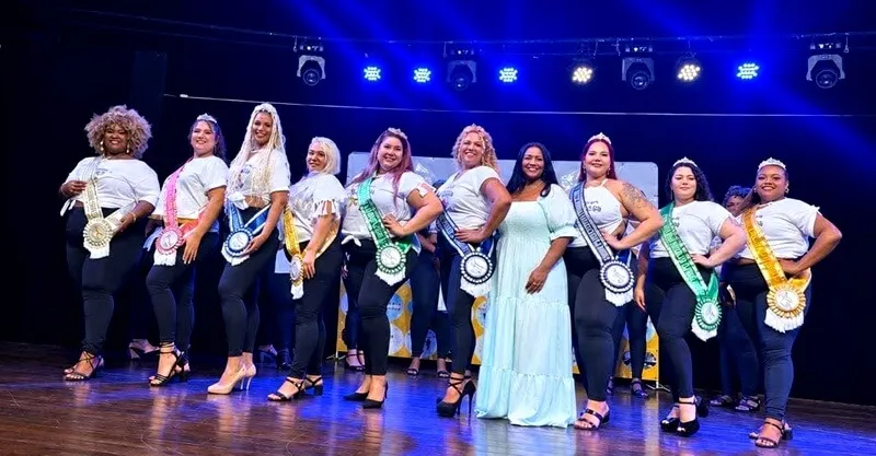 Musa Plus Size faz história e lota Realengo