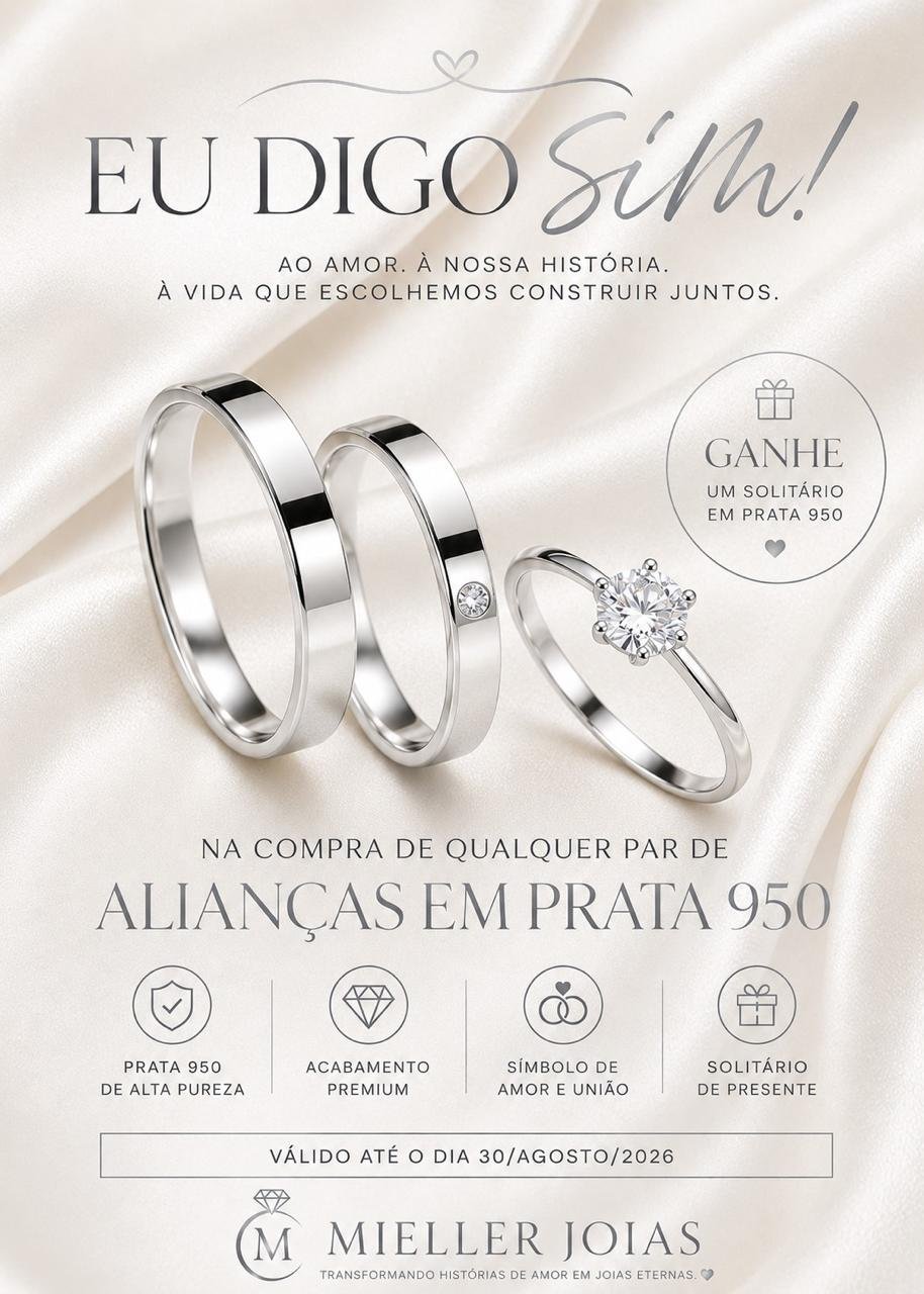 Mieller Joias apresenta campanha Eu Disse Sim