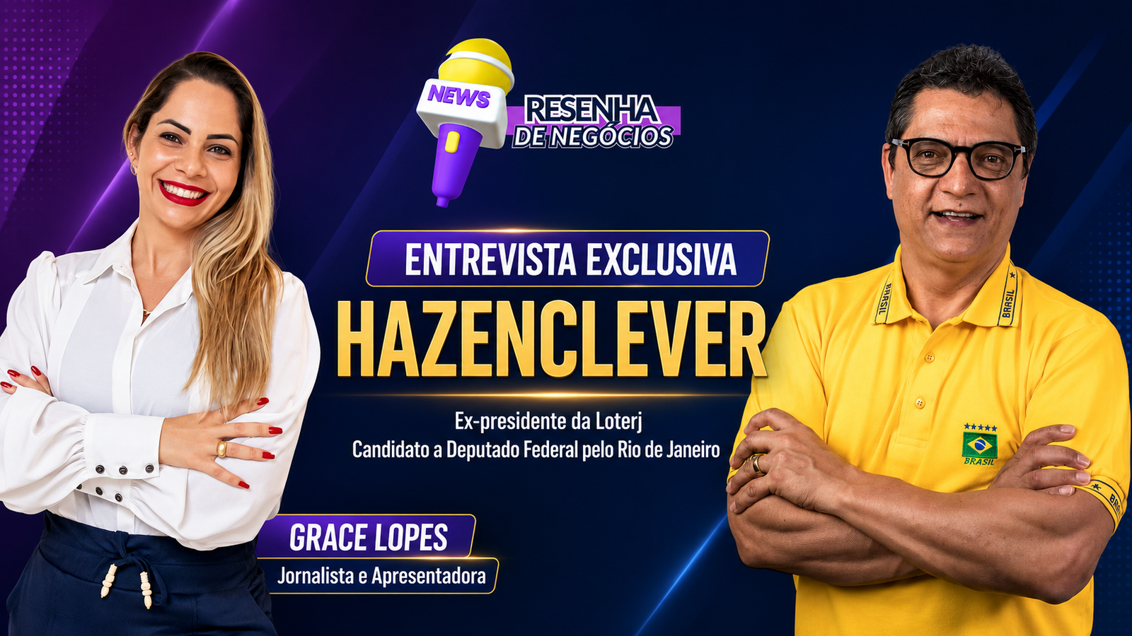 Gestão pública e desenvolvimento do Rio pautam entrevista com Hazenclever