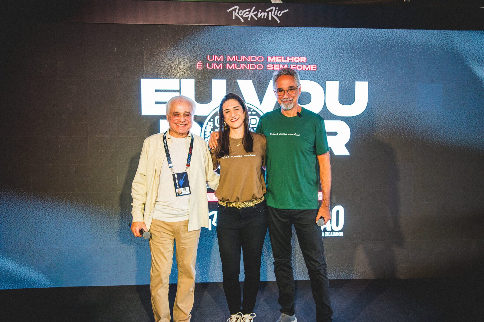 Rock in Rio mobiliza público em campanha contra a fome