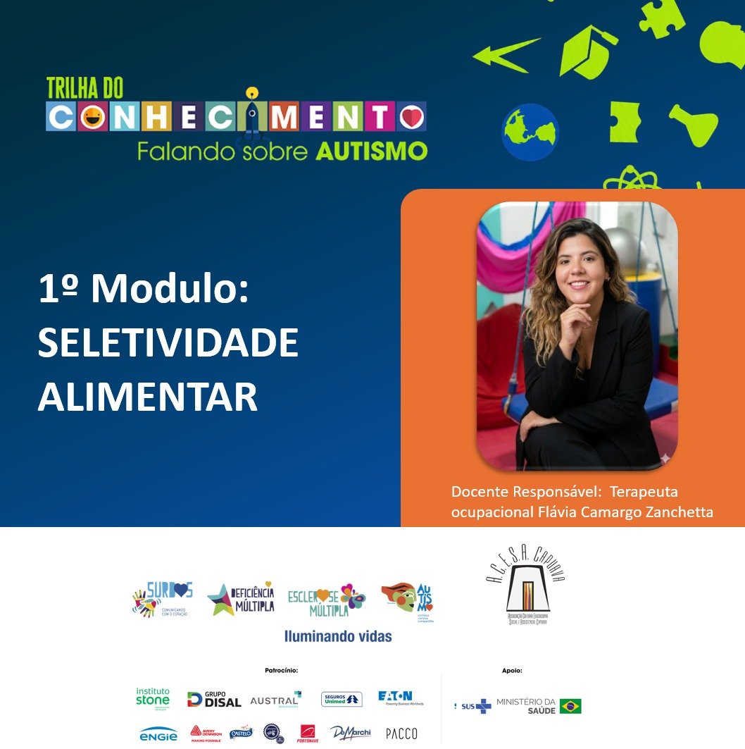 ACESA lança trilha gratuita sobre seletividade alimentar