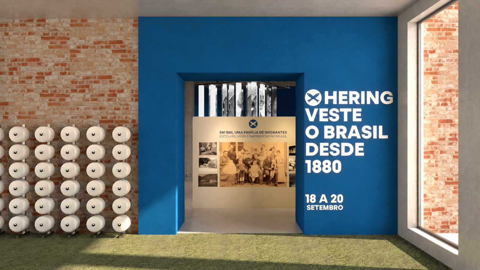 Exposição gratuita da Hering em SP