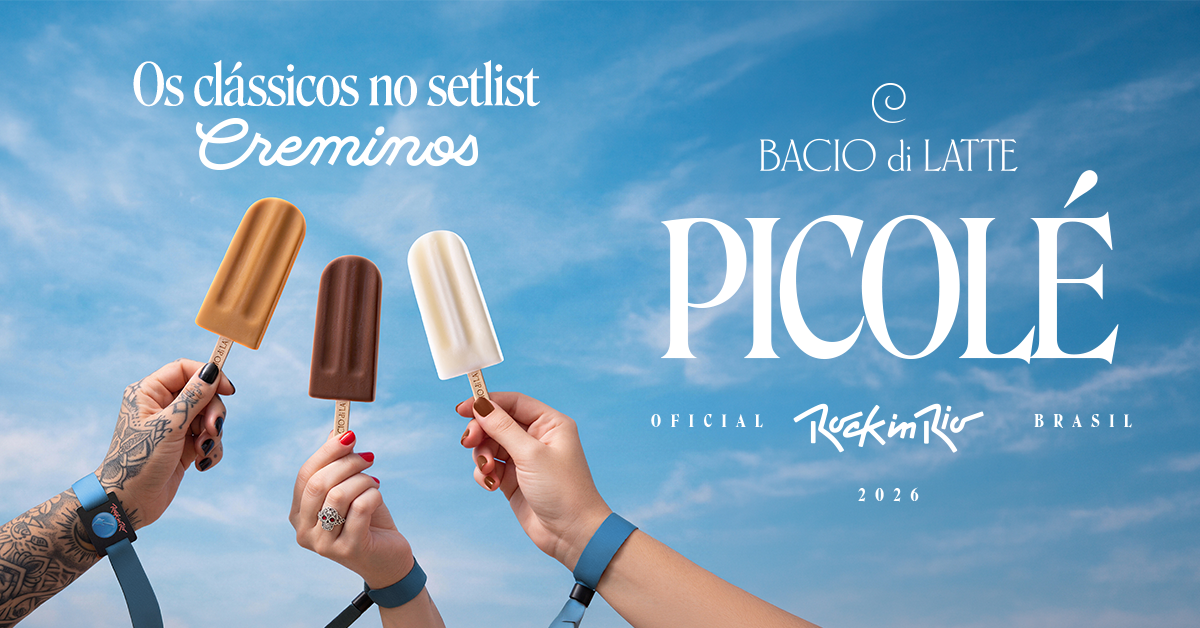 Creminos são os picolés oficiais do Rock in Rio