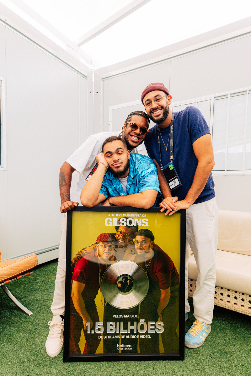 No Rock in Rio, Gilsons celebram 1,5 bi de streams